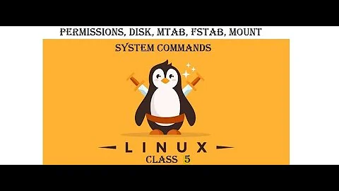 Mountpoints,permission set,partition,fstab,mtab in Linux