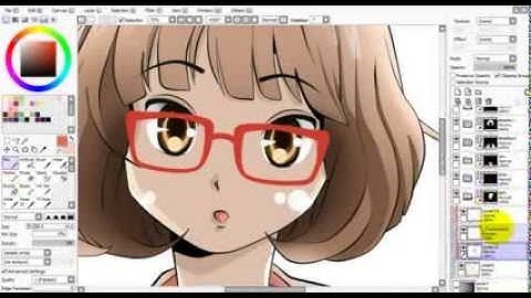 Paint Tool Sai - Kyoukai no Kanata Speed Paint Mouse Part 2