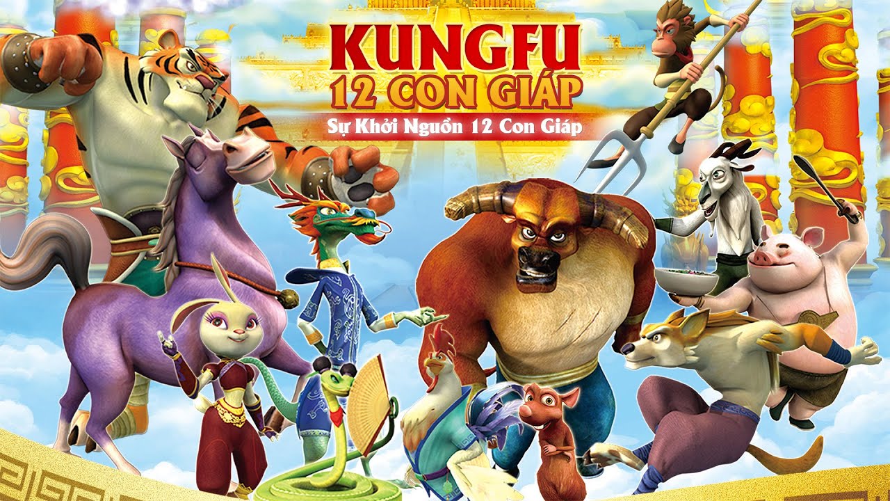 Kung Fu 12 Con Giáp - KungFu master of the Zodiac - Tập 1 [ thuyết minh]