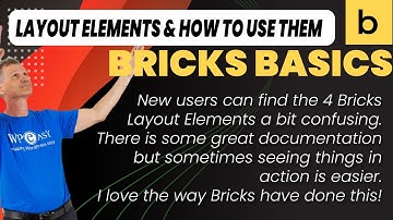 Bricks for newbies Section, Container, Block, Div