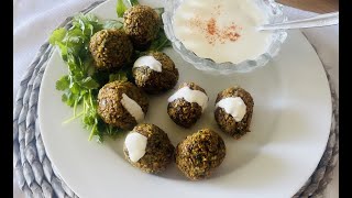 falafel recipe | fried Grabanzo Beans | chickpeas Fritters | vegan recipe