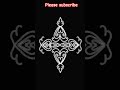 Beautiful Rangoli Design | Easy &amp; Colorful Kolam Art | #Shorts