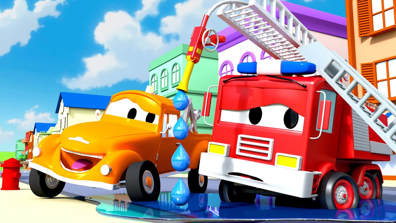 レッカー車のトム フランクのホースが故障 L 子供向けトラックアニメ Truck Cartoon For Kids Youtube