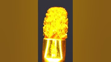 Tassel yellow VS fire Macro ASMR #shorts
