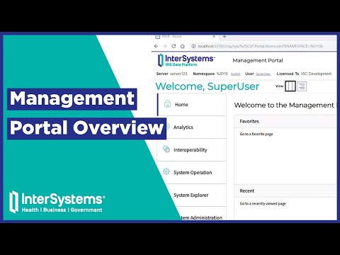 Management Portal Overview