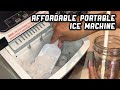 AFFORDABLE PORTABLE ICE MACHINE | ELECTACTIC ICE MAKER AMAZON