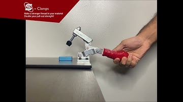 S Clamps  vertical holding down action clamp VTC 6561 A