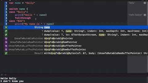 Swift - switch Statement