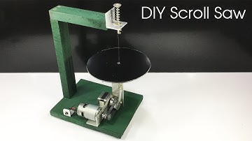 How to make SCROLL SAW machine at home