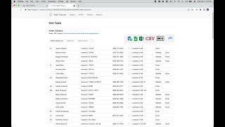Table Capture + Dynamic Scrolling List of Real Estate Agents