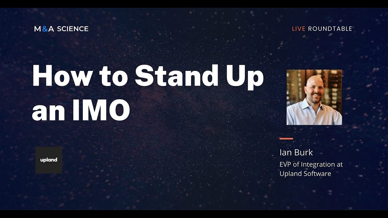 How to Stand Up an IMO | Ian Burk w/ Kison Patel