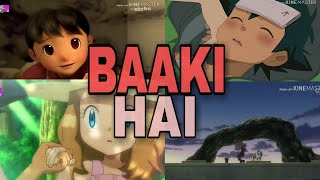 baaki hai (emotion) song | 5 weddings | in cartoon version | (Pokemon &doraemon editing)