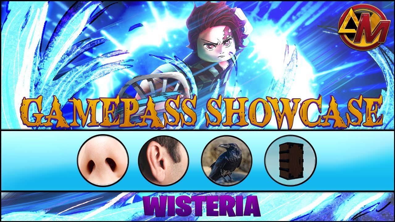 WISTERIA | ALL GAMEPASS SHOWCASE !! ( Some are a MUST have ! )