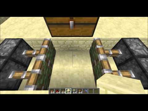 Minecraft Tutorial : How To Make a Trapped Chest Trap