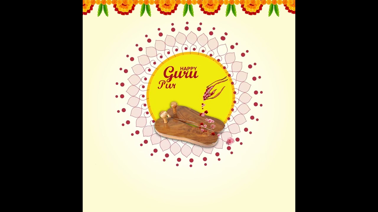 Happy Guru Purnima Motion Graphic 2023