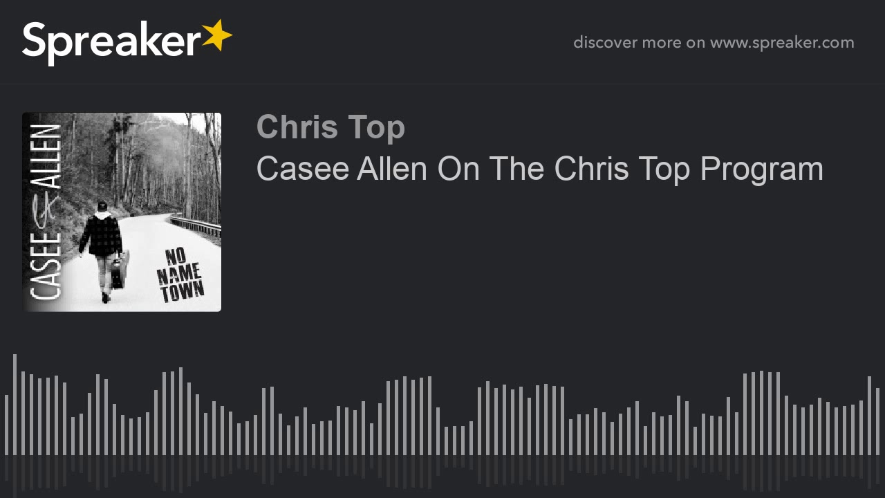 Casee Allen On The Chris Top Program - YouTube