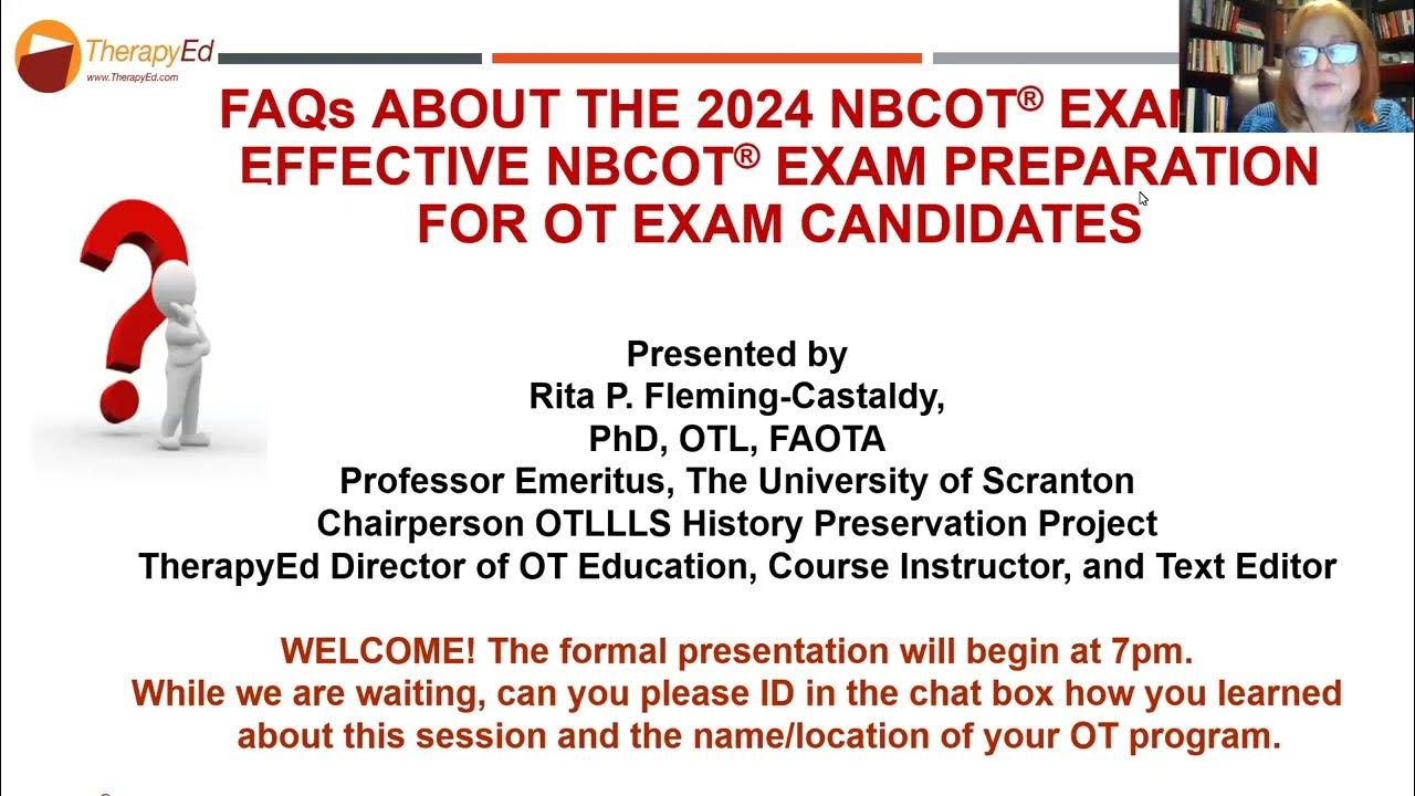 FAQ's 2024 NBCOT OTR EXAM FOR EDUCATORS YouTube