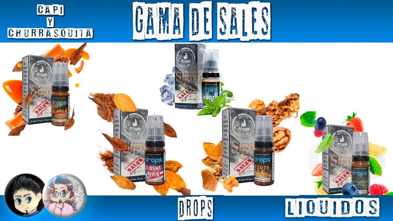 SALES DE NICOTINA DE DROPS 😍 | GAMA COMPLETA SIGNATURE | CATA DE LÍQUIDOS DE SALES DE NICOTINA. e cig near me