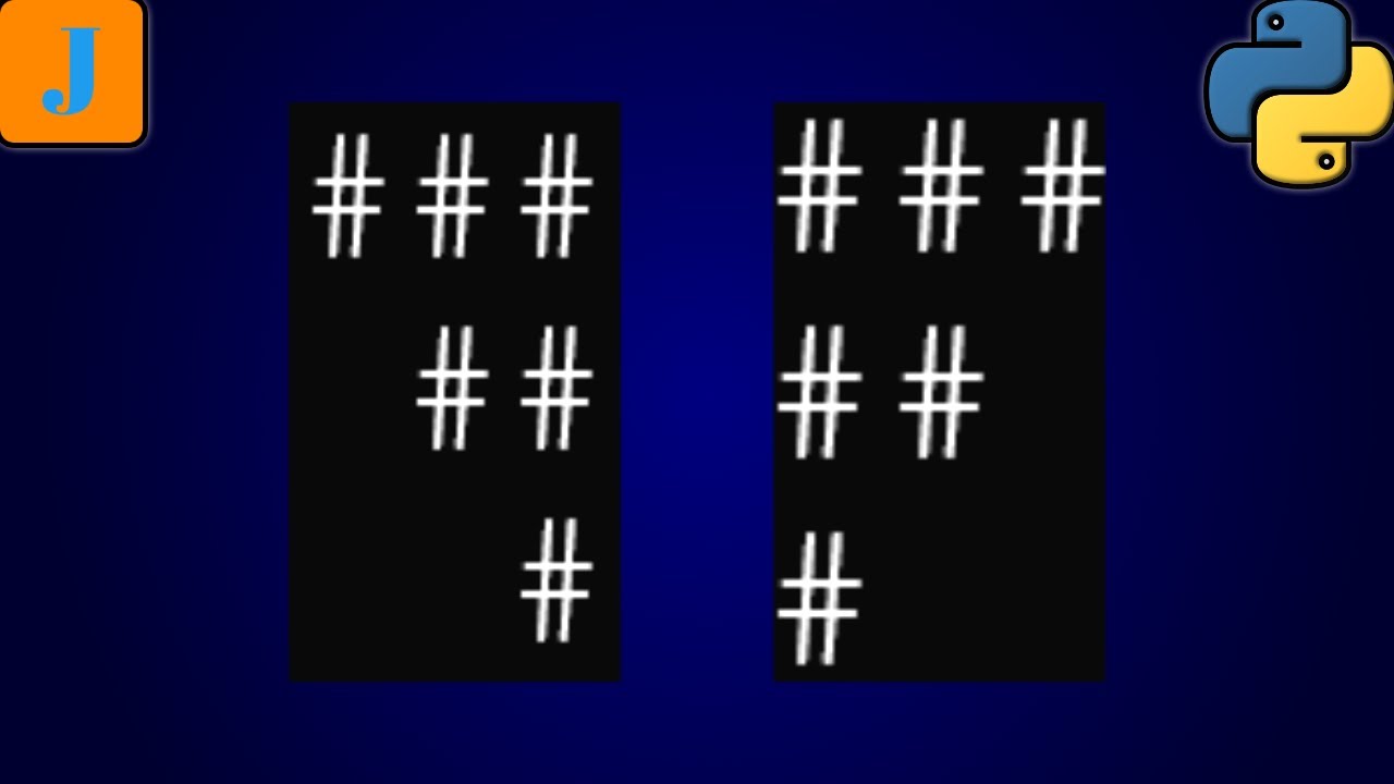 Python Program To Print Inverted Triangle Pattern - YouTube