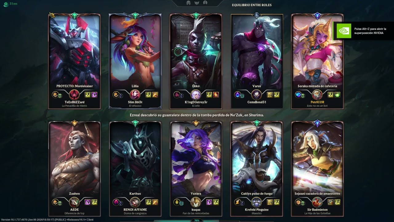 Temporada 2026 (FLEX) Soraka la Camarera