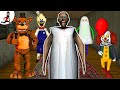 Granny and Fnaf Teddy, Ice Scream, Baldi in Funny Horror Animation vs Aliashraf ★ by Abegi jo
