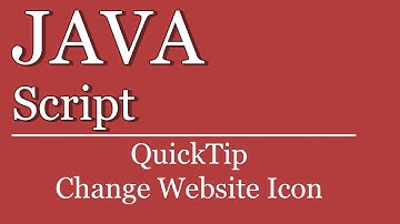 QuickTip #135 - JavaScript Tutorial -  Change Website Icon | jQuery | HTML