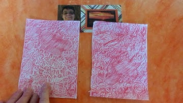 Using an embossing folder without a machine