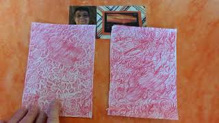 Using an embossing folder without a machine