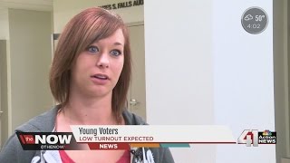 Young voters not expected to turn head to the polls in huge numbers