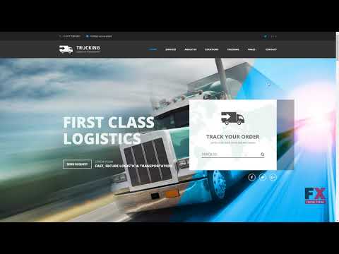 Logistic & Transportation - Bootstrap Website Template TMT | Free Tem