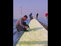 Roofing Rockwool Laying Process