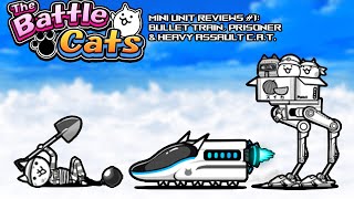 Mini Unit Reviews #1: Bullet Train, Prisoner and Heavy Assault C.A.T. - The Battle Cats