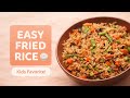 Kids Favorite Vegetable Fried Rice 🍚 | Quick & Healthy Recipe