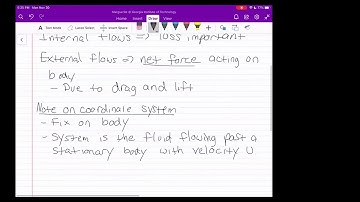 Fluids Mechanics lecture: External Flows part 1 (Marguerite Matherne)