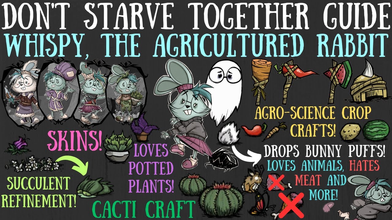 Dont Starve Bunny Colors Live Don't Starve Rabbit And Beardling By