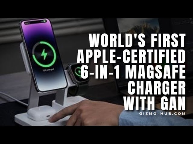 World's 1st Apple-Certified 6-in-1 MagSafe Charger with GaN by ESR