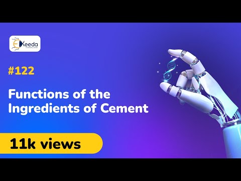 Functions Of The Ingredients Of Cement - Important Engineering Materials - Engineering Chemistry 1 thumbnail