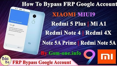 Xiaomi Redmi Note 5A (MDG6) FRP Unlock or Google Account Bypass Easy Trick Without PC