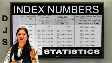 Index Numbers | Class 12th | Statistics | Part 1 | Live Classroom Teaching!