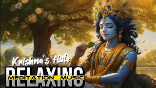 Video thumbnail of "10 Min. Sri Krishna flute Meditation Music 🪈  | #relaxing #krishnaflutemusic For Your ..."