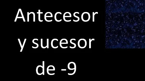 ¿Cuál es el número negativo máximo?