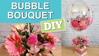 DIY Balloon Bubble Birthday Bouquet