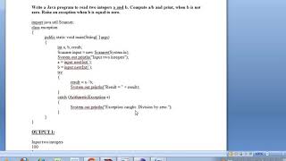 3a lab programException handling