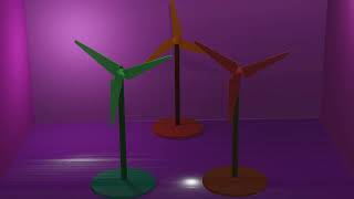 UAS MEMBUAT KINCIR ANGIN WARNA WARNI (aplikasi blender) screenshot 2
