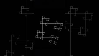 Simple python turtle fractal squares