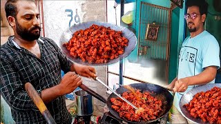 VEG MANCHURIAN RECIPE MAKING | Fast Food Recipes | Gobi Manchurian Recipe | Indian Street Food