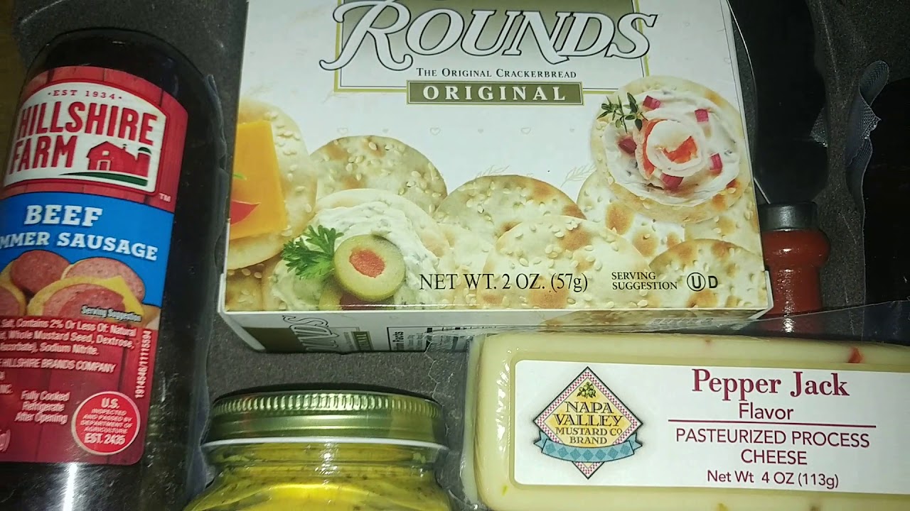 Hillshire farm meat & cheese gift set YouTube