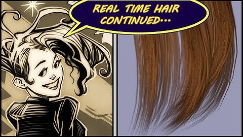 Character Modeling Part 23: How to make Real Time Hair continued...