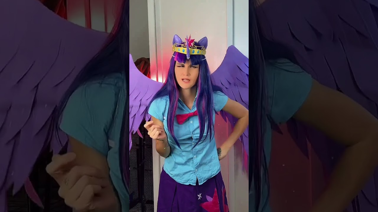 Twilight Sparkle rencontre Fluttershy ✨ #mlp #cosplay #humour