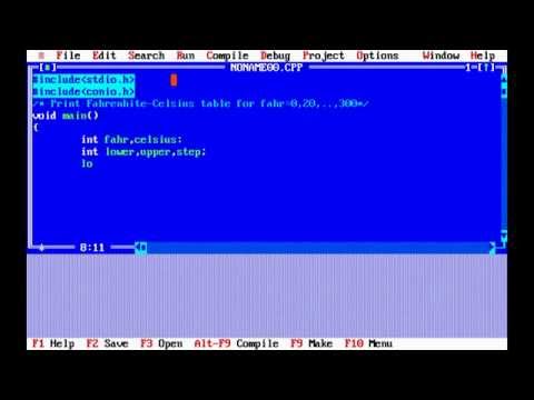 C programming Tut 1.2 (Variables and Arithmetic Expressions)